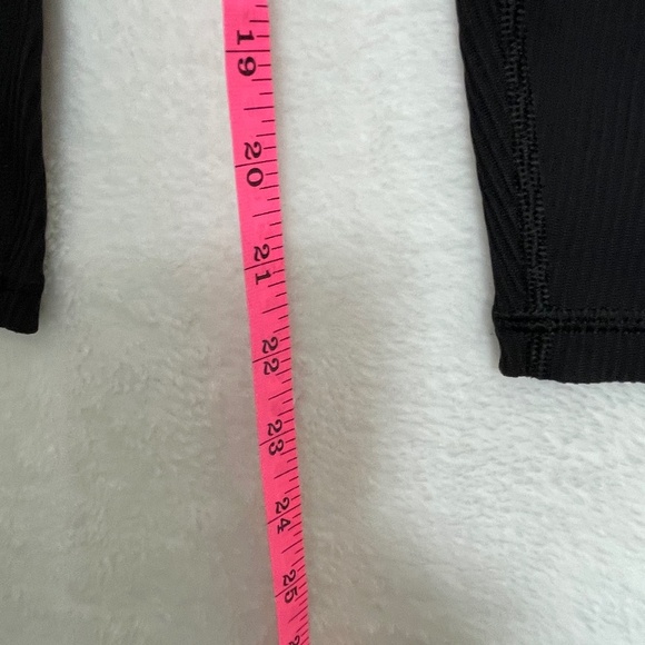 Athleta Elation Rib Tight Black Crop Sz 1X - Picture 7 of 8